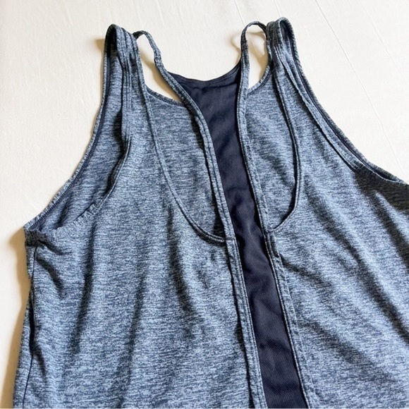 Nike Women’s Dri-Fit Grey Multi-Strap Running Tank - Picture 9 of 15